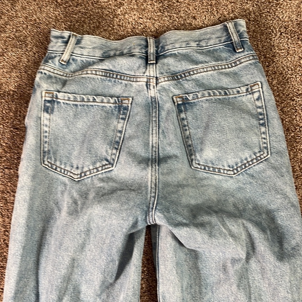 PacSun High Rise Straight Button Fly Jeans - Picture 3 of 4